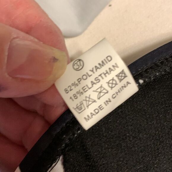 Black and white polkadot size medium NWOT 2-piece bikini - Picture 8 of 11